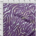 thumbnail image 3 of oneOone Cotton Poplin Purple Fabric Tropical Monstera Leaves Quilting Supplies Print Sewing Fabric By The Yard 56 Inch Wide, 3 of 4