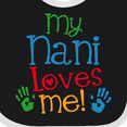 thumbnail image 4 of Inktastic My Nani Grandma Loves Me Boys or Girls Baby Bib, 4 of 4