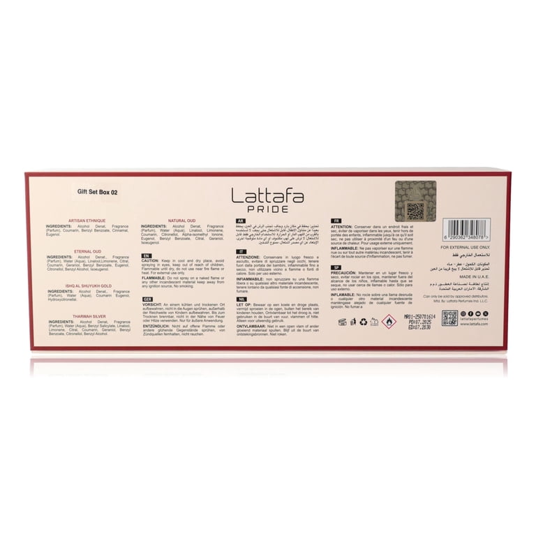Lattafa Pride Collection No.2 by Lattafa 5 Piece Set for Unisex