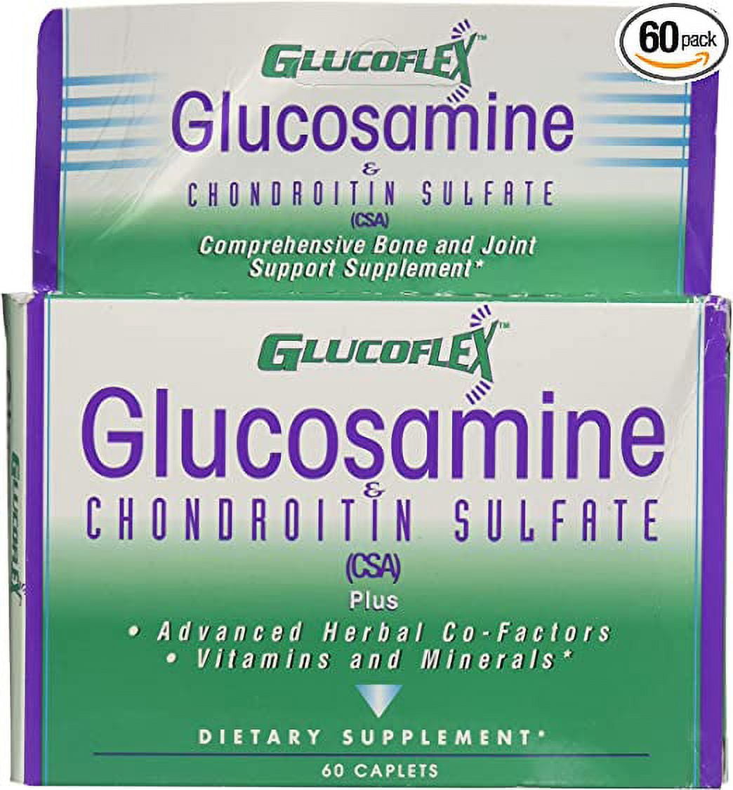 Glucoflex Glucosamine Chondroitin Sulfate Caplets 60 Caplets, 4-Pack