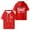 Red, variant on Caseoh Roadhouse Hooded T-shirt Women Men Short Sleeve Tee Casual Fashion Tops