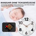 thumbnail image 3 of 3D Wall Clock Large Modern No Ticking Noises Wooden for Living Room Bedroom Kitchen, 3 of 5