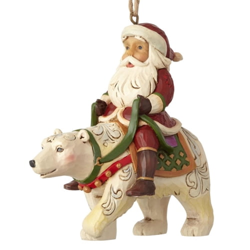 santa riding polar bear inflatable