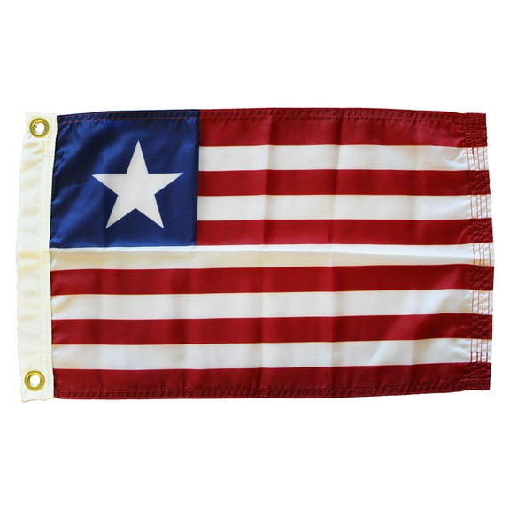 Liberia - 12"X18" Nylon Flag