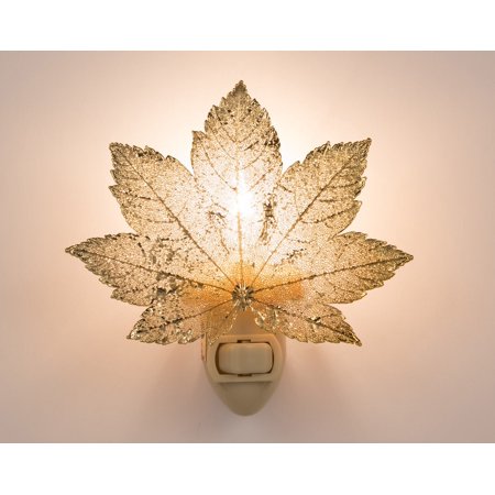 

Real 24k Gold Full Moon Maple Leaf Night Light - Gift Boxed