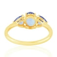 thumbnail image 2 of 14k Solid Yellow Gold Tanzanite & Diamond Accent Designer Ring Jewelry For Her, 2 of 3