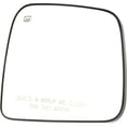 thumbnail image 2 of DAMAIJOY 1pc Right Passenger Side Heated Exterior Rear View Mirror Glass Convex Glass for Dodge for Durango 2011-2018 2021,for Jeep for Grand Cherokee 2011-2018 with Backing Plate, 2 of 9