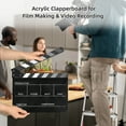 thumbnail image 4 of Acrylic Clapperboard Film Clapboard Movie Director's Slate Cut Action Scene Clapper Board Film Slate Dry Erase, 4 of 6