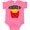 Hot Pink, variant on Inktastic French Fries Powered by Fries Boys or Girls Baby Bodysuit
