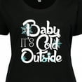 thumbnail image 4 of Inktastic Baby It's Cold Outside Women's Plus Size T-Shirt, 4 of 5