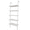 White, variant on Sesslife Gray Ladder Shelf, 5 Tier Industrial Bookshelf for Bedroom, Open Wall Mount Bookshelf, Display Storage Rack Organizer