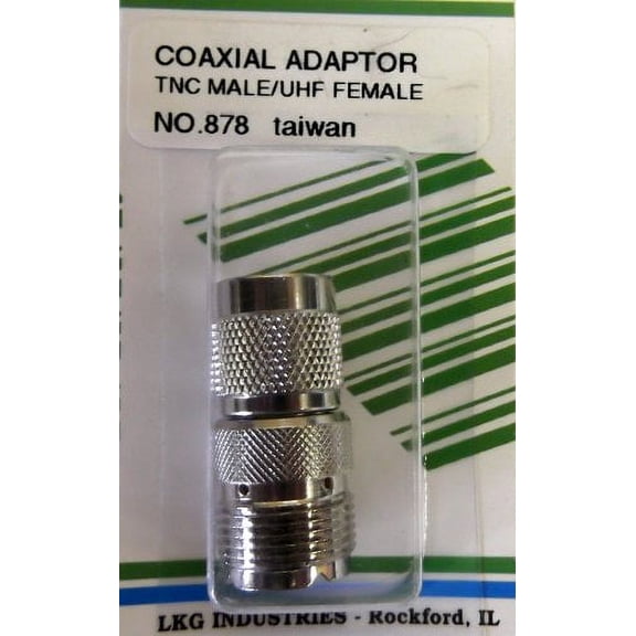 878 Coaxial Adaptor TNC Male to UHF Female