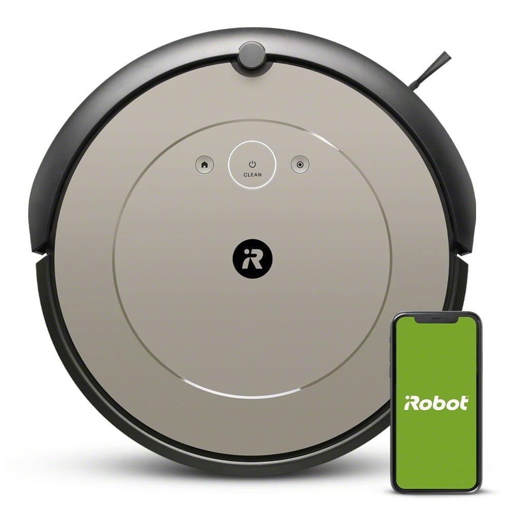 iRobot Roomba i1 Robot Vacuum, Wi-Fi Connected Mapping, 3-Stage Cleaning System, Cleans in Neat Rows, Ideal for Pet Hair, Carpets and Hard Floors, Model i115220