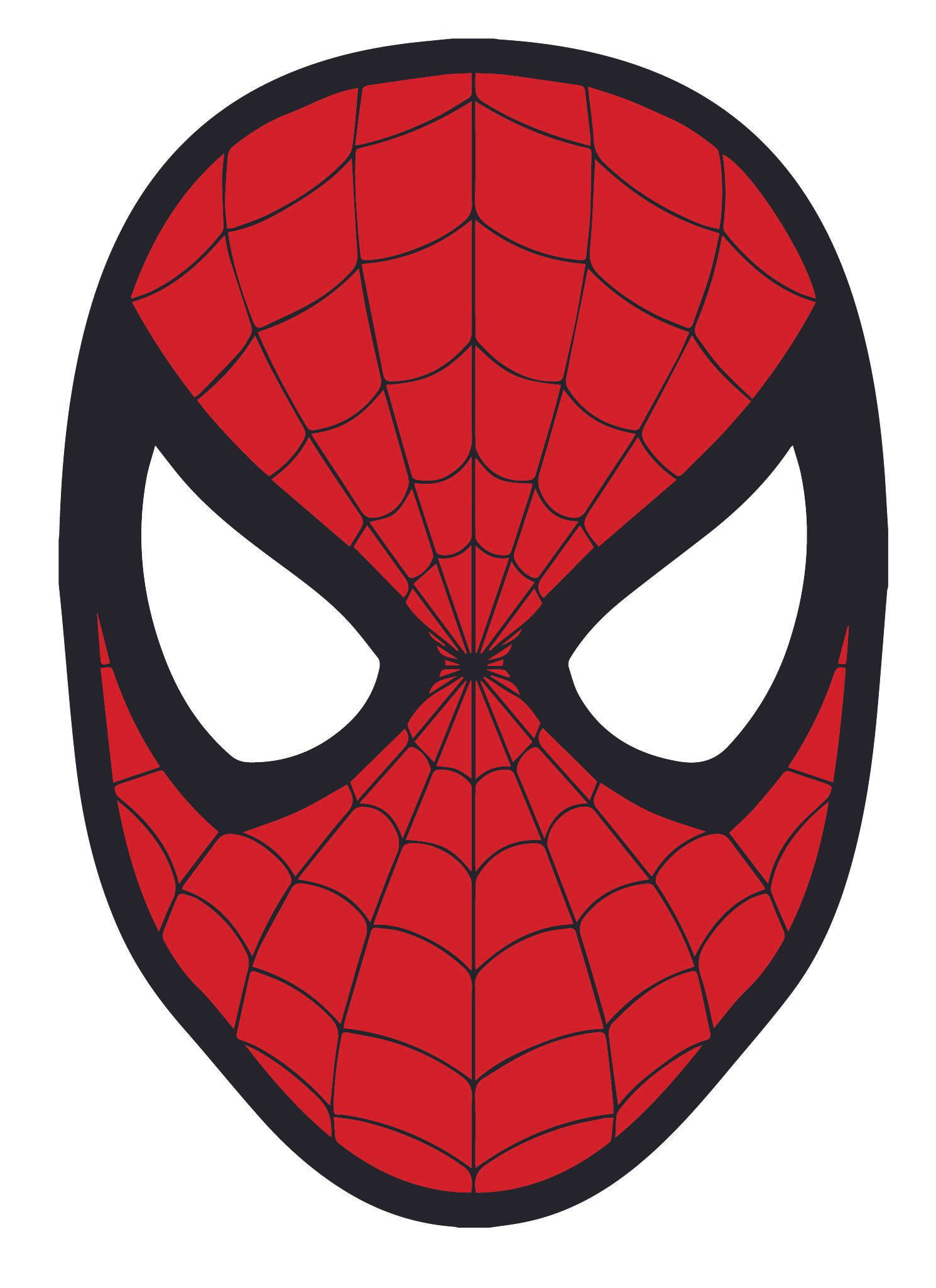 Spiderman Face Hero Cartoon Customized Wall Decal - Custom Vinyl Wall Art -  Personalized Name - Baby Girls Boys Kids Children Bedroom Wall Decal Room  Decor Wall Stickers Decoration Size (20x12 inch) 