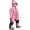 Dino - Pink, variant on Cuddle Club One Piece Kids Rain Suit Waterproof Jacket Toddler Overalls, Purple Bear 18-24 Months