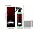 thumbnail image 3 of Car Exterior Cleaner Spray Pre Wash Bug Tar Grime Remover for Paint Glass Plastic with Microfiber Cloth 120ml, 3 of 5