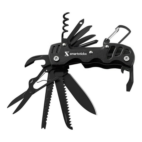 Survival Hunting Knife - 16 in 1 - Black