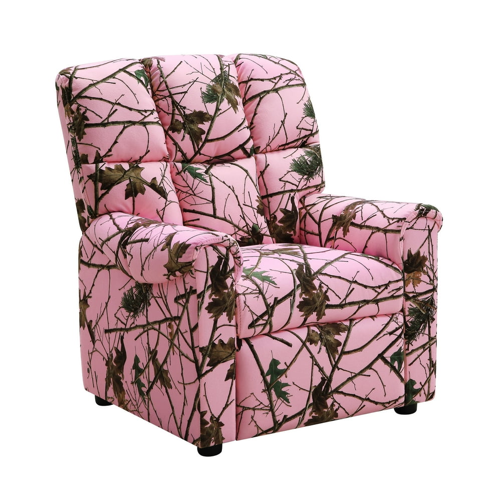 Kid's Camo Recliner with Pushback Reclining, Multiple colors Walmart