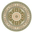 thumbnail image 2 of Unique Loom Outdoor Traditional Collection Area Rug - Wisdom (6' 1" Round Green/Brown), 2 of 11