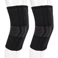 thumbnail image 1 of Un par de Rodilleras Soporte de Punto de Nailon Negro Transpirable Rodillera Elástica para Deportes de Fitness ANGGREK  Otros, 1 of 8