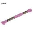 thumbnail image 3 of Unique Bargains Light Purple Embroidery Floss, 8m - 24 Skeins, 3 of 6