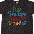 thumbnail image 4 of Inktastic Grandpa Loves Me Boys or Girls Baby Bodysuit, 4 of 5