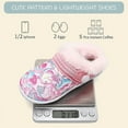 thumbnail image 6 of L-Run Kids Fluffy Fuzzy Slippers Boys Girls House Home Slippers with Strap Slip-on Shoes 13-13.5, 6 of 6