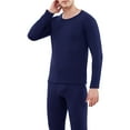thumbnail image 2 of 2Pcs/Set Men’s Cotton Thermal Underwear Set Shirt Pants Long Johns, 2 of 8
