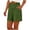 *Army Green, variant on ClodeEU Women's Summer Crinkle Ice Silk Shorts with Pockets,Pleated Elastic Waist Casual Short Black,Womens Plus L