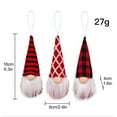 thumbnail image 2 of GadgetVLot 3 pcs Christmas tree knitted forest old man ornaments home Christmas decoration, 2 of 14