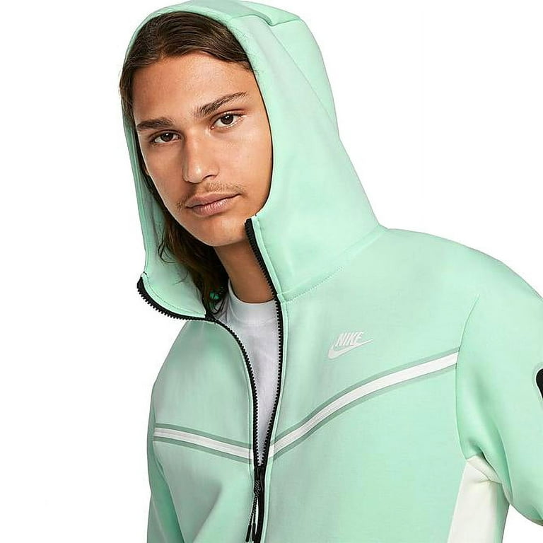 NIKE テックフリース ミント Nike Men's Sportswear Tech Fleece Full-Zip Hoodie, Mint Foam Sail