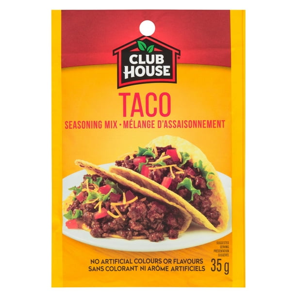 Club House, mélange de sauce sèche / assaisonnement / marinade, taco 35 g