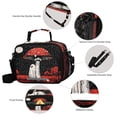 thumbnail image 4 of Insulated Lunch Bag 6L Leak-Proof Lunch Box with Shoulder Strap Multiple Pockets Lunch Tote Ghost Standing under A Mushroom, 4 of 9