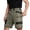 Green #35, variant on Cargo Shorts Men Baggy Zipper Pockets Shorts 2026 Summer Lightweight Athletic Shorts Open Bottom Button Breathable Fishing Tactical Shorts S