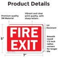 thumbnail image 2 of (2 Pack) Fire Exit Sign, 2 of 7
