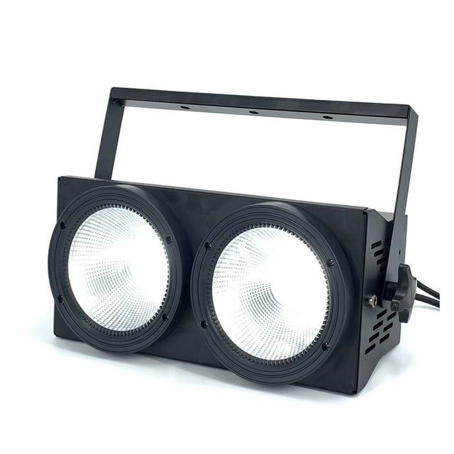 2x100W Led COB Par Lights 200W Audience Light RGBWA UV 6IN1 LED Strobe Wash Disco Dj Light ,Easy to Use
