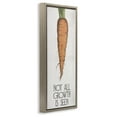 thumbnail image 4 of Stupell Industries Carrot & Inspiring Growth Food & Beverage Painting Brown Floater Framed Canvas Art Print Wall Art, 11 x 25, 4 of 10