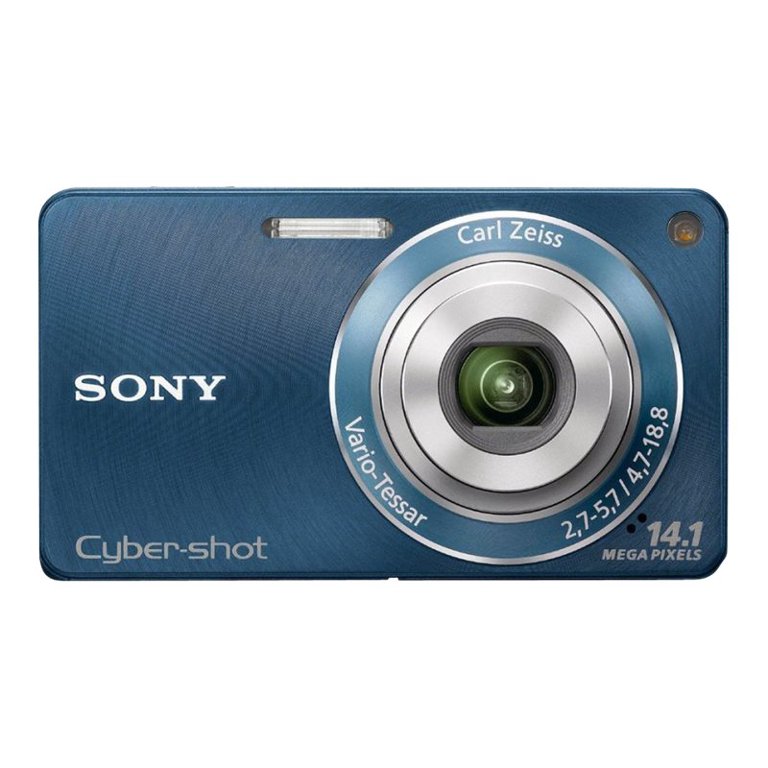 Sony Cyber-shot W350 Blue 14.1MP Digital Camera, 4X Optical Zoom