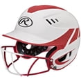 thumbnail image 2 of Rawlings Velo Senior 2-Tone Softball Batting Helmet w Faceguard, 2 of 5