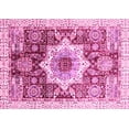 thumbnail image 1 of Ahgly Company Indoor Rectangle Abstract Pink Modern Area Rugs, 5' x 7', 1 of 4