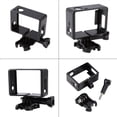 thumbnail image 4 of 1 Pieza Soporte de Montaje de Carcasa de Marco de Borde Lateral estándar Negro, para cámara GoPro Hero 4 3, fácil de Instalar, más peque?o, más liviano, portátil para Llevar Unbranded YSOT20500, 4 of 8