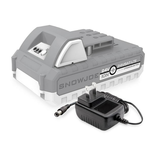 Snow Joe + Sun Joe 24V-2AMP-SK1 24-Volt iON+ Starter Kit, W/ 2.0-Ah Battery  and Charger