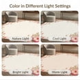 thumbnail image 7 of ODIKA 8'x10' Washable Area Rug Vintage Pink Border Alfombra Para Cuarto Boho Scattered for King Size Bedroom Under Bed, Master Suite, Non-Shedding, Easy Care, 7 of 7