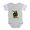 Heather Grey, variant on CafePress - Queen Of Shamrocks - Cute Infant Baby Football Bodysuit