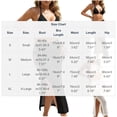 thumbnail image 3 of UTSJKR Women's Knit Beach 3 Pieces Bikini Set, Halter Tie Top with Hollow Out Split Maxi Cover Up Skirt, Holiday Resort Swimwear Black L, 3 of 6