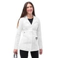 thumbnail image 1 of "Adar Universal Stretch Manteau de Laboratoire pour Femmes - Manteau de Laboratoire à Taille à Languette de 28 Pouces", 1 of 7