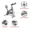 thumbnail image 3 of Sunny Health & Fitness Endurance Magnetic Belt Drive Indoor Cycle Exercise Bike for Stationary Cardio w Free SunnyFit® App Membership SF-B1877, 3 of 10