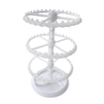 thumbnail image 5 of Segolike Earring Organizer Holder,Rotating Hanging Rack,Jewelry Display Stand,Storage Rack for Necklace Vanity Table Earrings Bracelet 3 Tier in White, 5 of 8