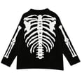 thumbnail image 5 of XAOFW Halloween Cardigan Sweaters For Women Skeleton Print Button Up Cardigans Womens Fall Winter Warm Knit Tops,Size L, 5 of 5