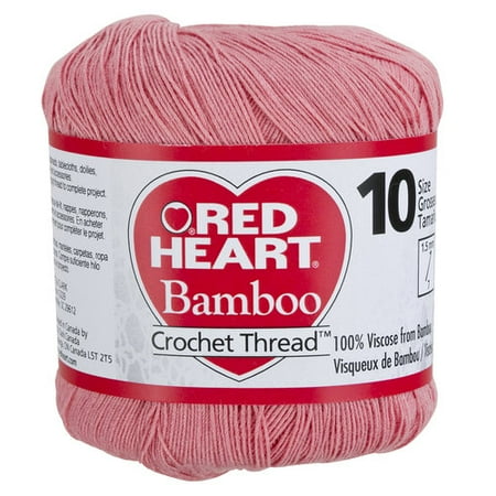 Red Heart Bamboo Yarn, Coral, 300 yds